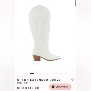 Billini White cowgirl boots!